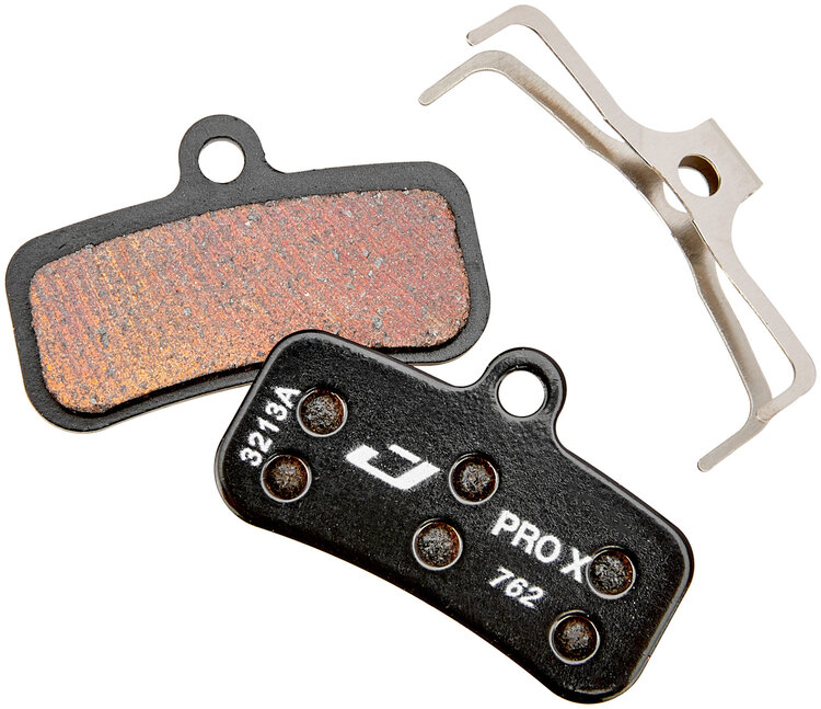 Shimano M820 brake pads, Jagwire Pro Extreme, metal
