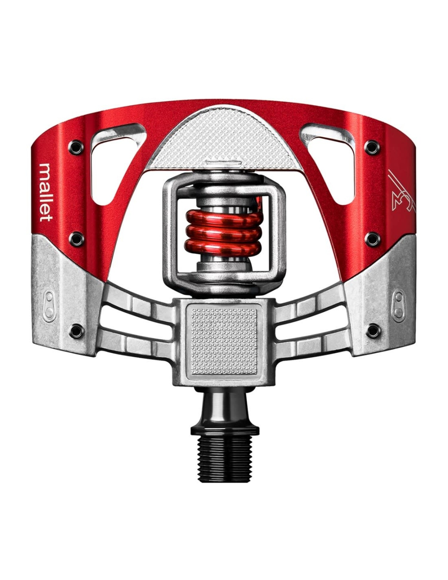 Mallet 3 clipless pedals red aluminum Velotonic Le Garage Cycliste