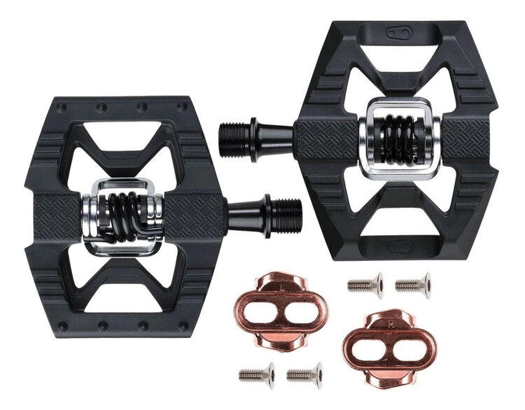 CRANK BROTHERS Pédale hybride, DOUBLESHOT 1, noir