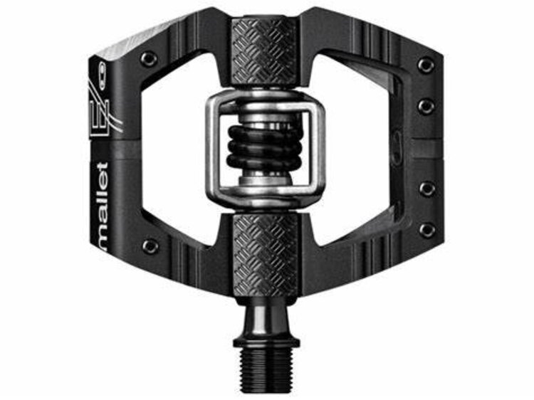 CRANK BROTHERS Clipless Pedals, Mallet E, Black