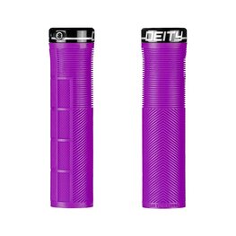 Deity Poignée a collet, Knuckleduster, 132mm, mauve, Paire