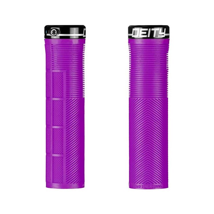 Deity Collar Handle, Knuckleduster, 132mm, Purple, Pair