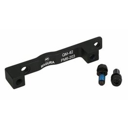 Magura Magura QM42 Brake Caliper Adaptor, for 203mm rotor with PM 6" mounts