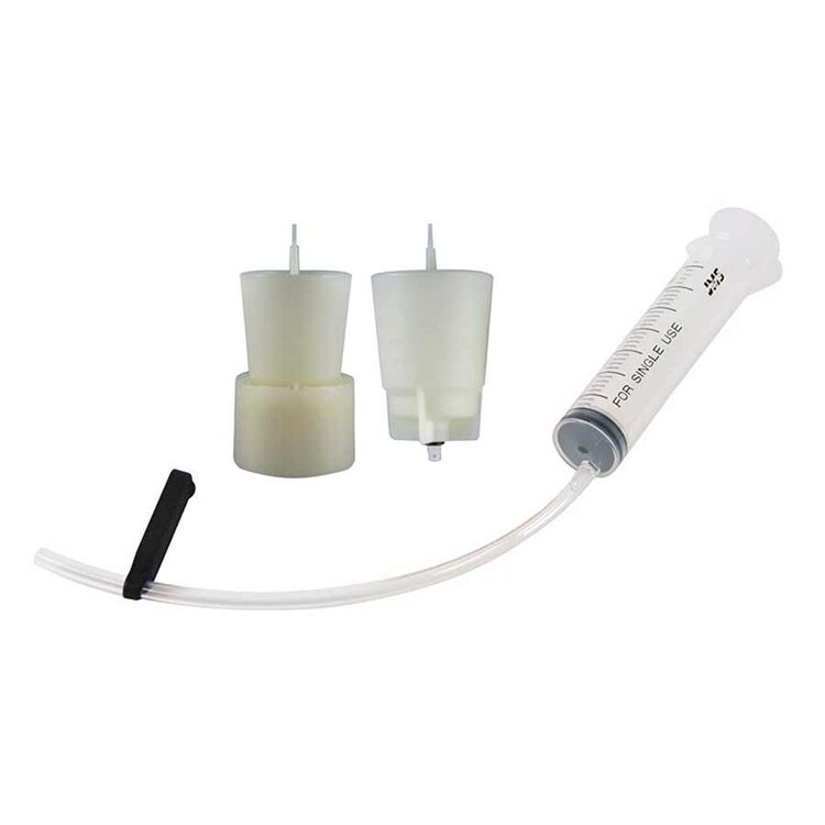 Disc brake bleed kit, For one way bleeding