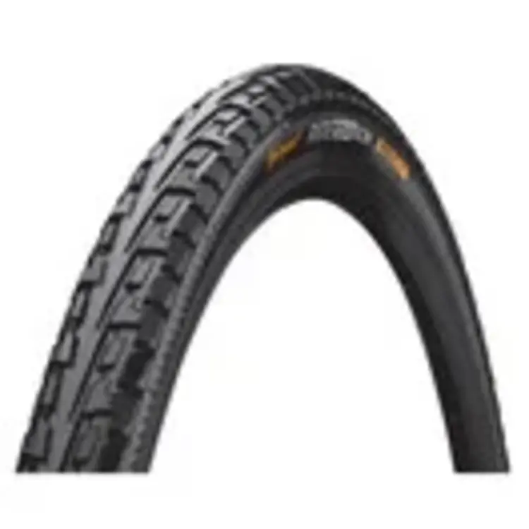 CONTINENTAL Ride Tour Tire, 700 X 28, Steel Bead, Black