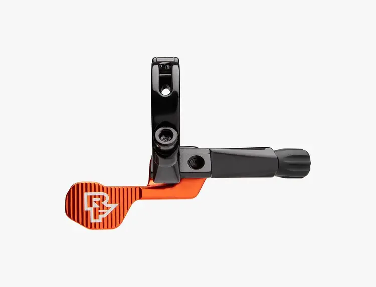 Race Face Dropper lever, Turbine, orange.