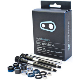 CRANK BROTHERS Long Pedal Axle Set, Eggbeater, Candy, Mallet, 5050 and Double Shot (2010+)