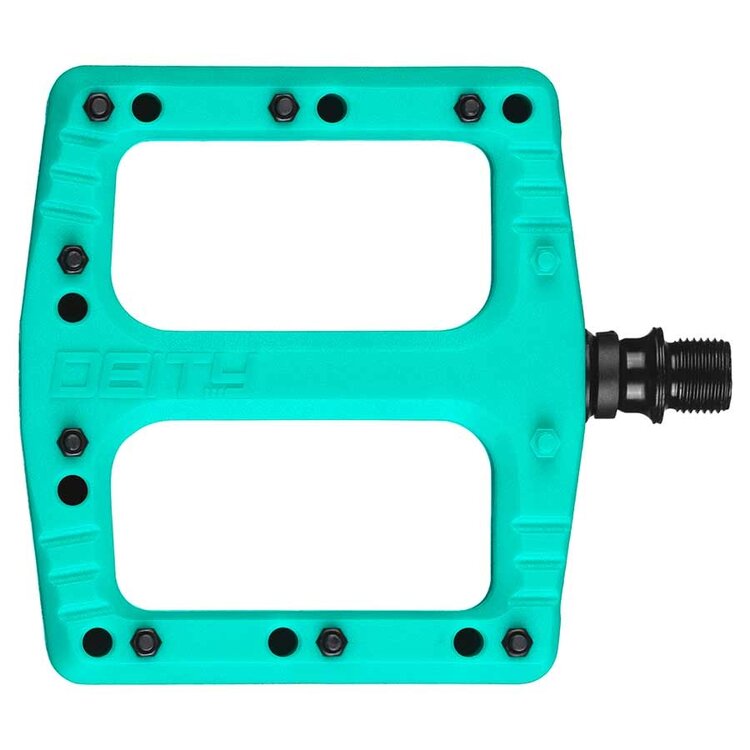 Deity Deity Deftrap Platform Pedals, , Nylon Body, Cr-Mo Axle, Mint, Pair