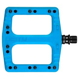 Deity Pédales plateformes Deftrap , Corps en Nylon, Axe en Cr-Mo, Bleu, Paire