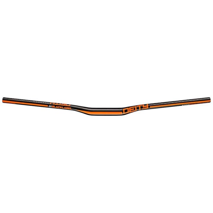 Deity Aluminium handlebars, Black Label 15, MTB, Diameter 31.8mm, 800mm, Rise: 15mm, Orange