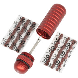 PEATYS Trousse de rustine pour crevaison tubeless, Holshot, rouge.