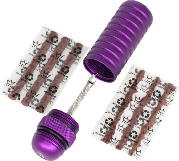 PEATYS Tubeless Puncture Patch Kit, Holshot, Purple.