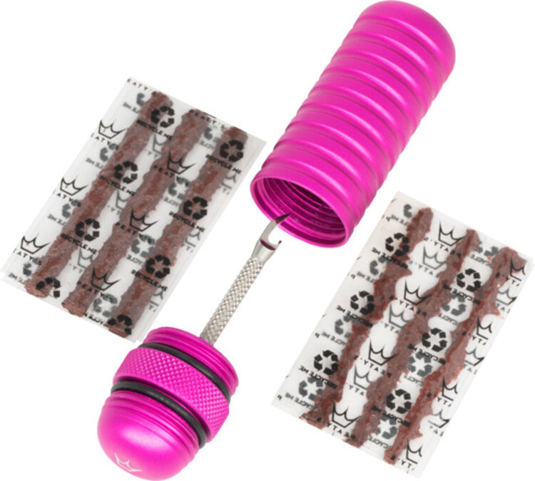 PEATYS Tubeless Puncture Patch Kit, Holshot, Matte Pink.