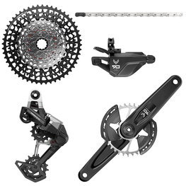 Sram Groupe complet Eagle 90 T-Type, manivelles 170mm, 32t plateau, levier de vitesse, cassette 10-52t, Dérailleur arr. et chaine.