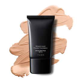 Foundation Pale Beige Liquid Mineral Powder Foundation