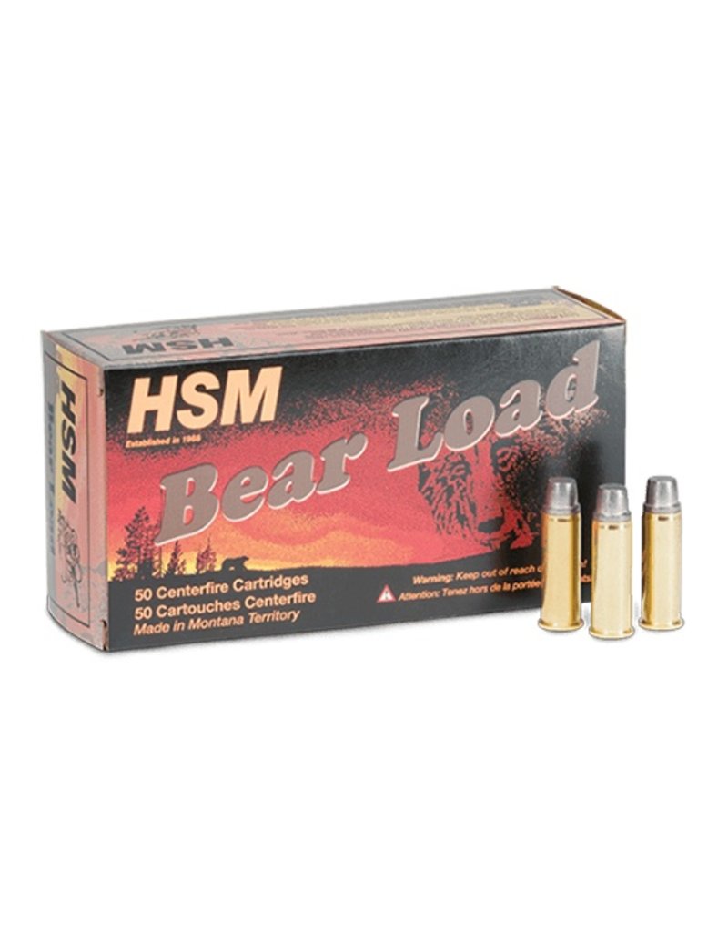 HSM HSM Bear Load 357 Mag 180gr Lead RNFP 50rd box (HSM-357-18-N)