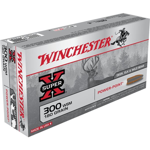 Winchester 300 WSM 180gr Super X  Power-Point (X300WSM) — Eagle Firearms