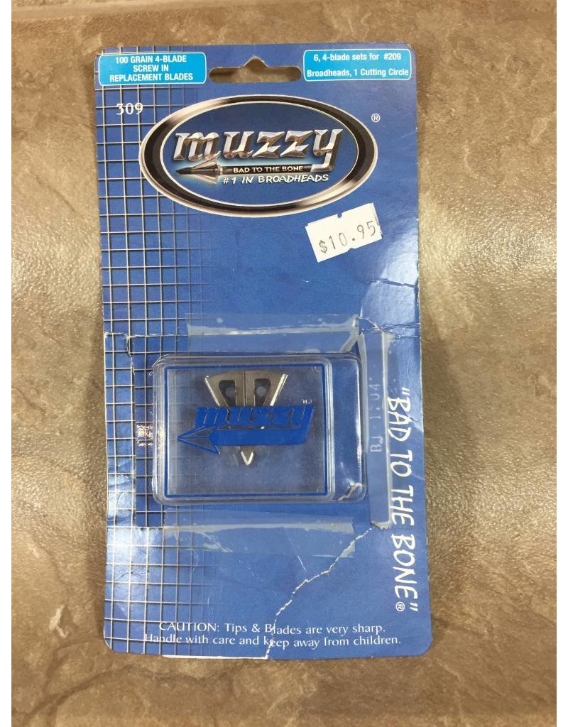 Muzzy Muzzy 100gr Replacement Broadhead Blades for #209