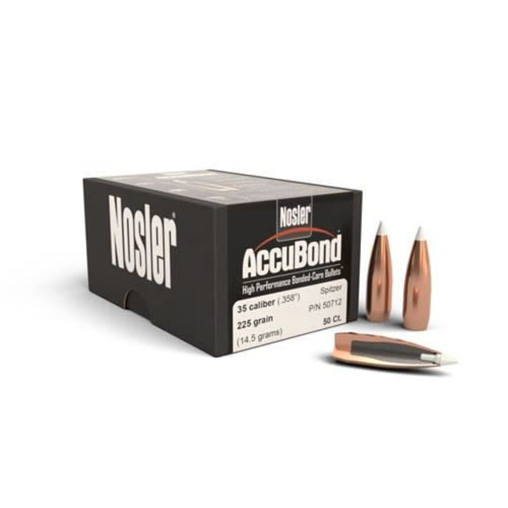Nosler Nosler.358dia 35Cal 225gr Spitzer Accubond 50ct (50712)
