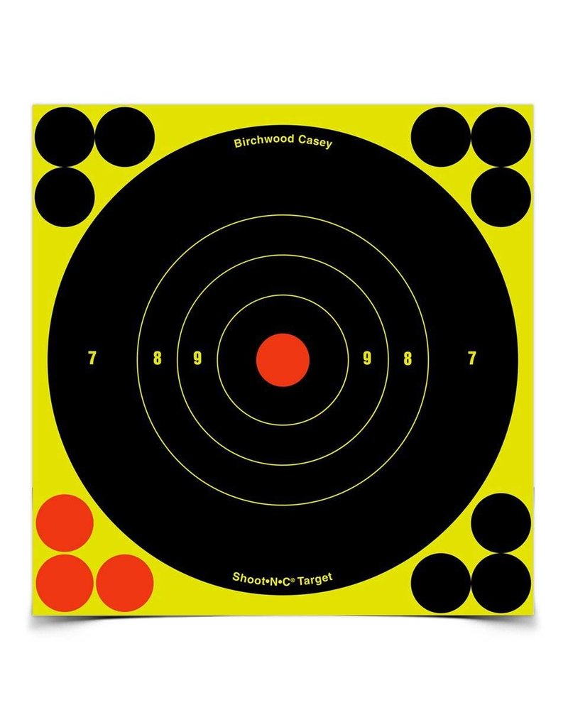 Birchwood Casey Shoot-N-C 6" Bull's Eye Target 60 sheet pkg (34550)