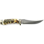 Uncle Henry Uncle Henry Golden Spike Rat Tail Knife w/Sharpening Steel & Leather Sheath (153UH)