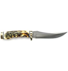 Uncle Henry Uncle Henry Golden Spike Rat Tail Knife w/Sharpening Steel & Leather Sheath (153UH)