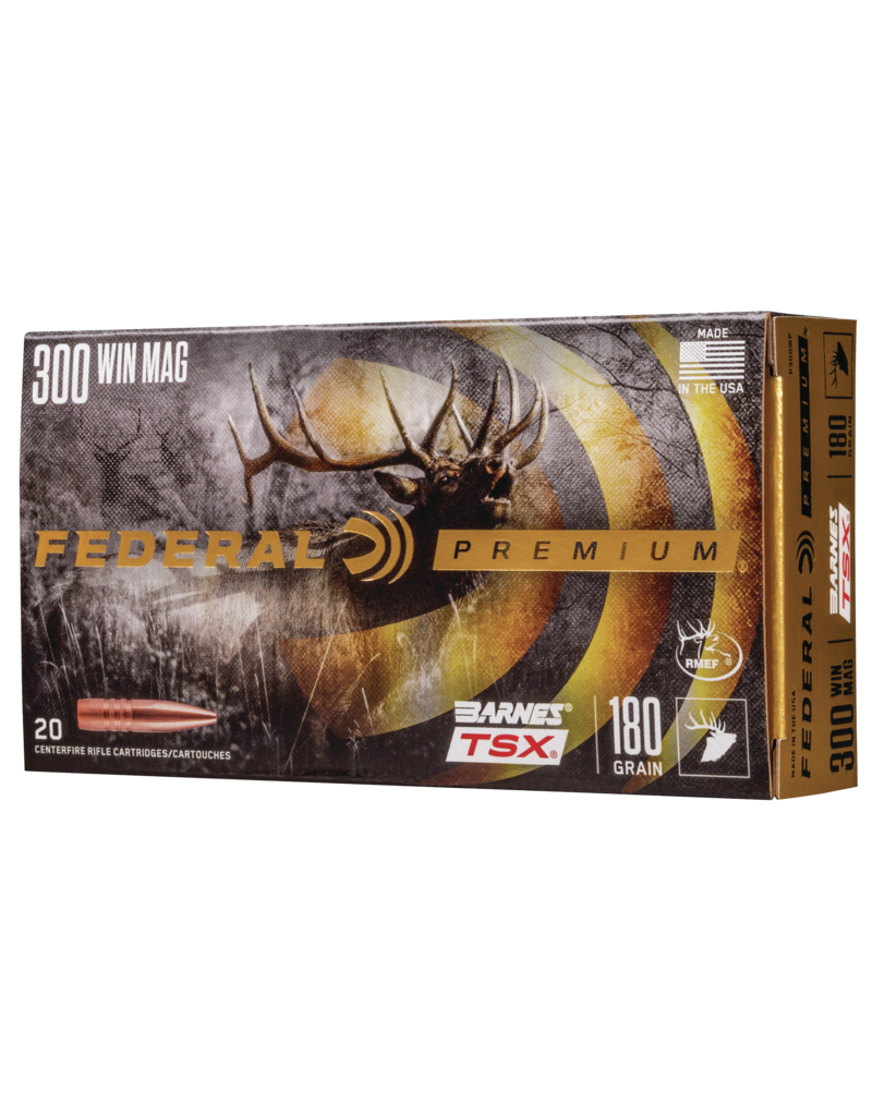 Federal Premium Barnes Tsx 300win Mag 180gr 20cnt P300wp Eagle