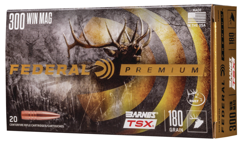 Federal Premium Barnes Tsx 300win Mag 180gr 20cnt P300wp Eagle
