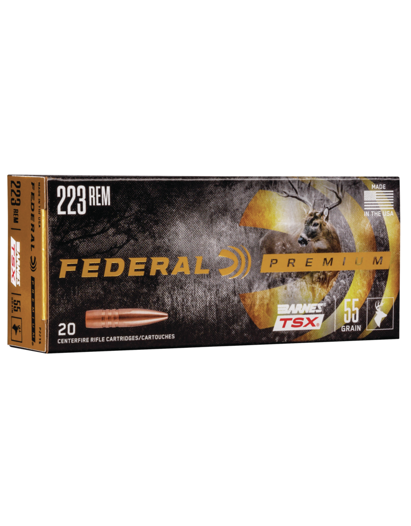 Federal Federal Premium 223 Rem 55gr TSX (P223S)