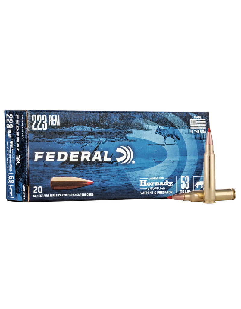 Federal Federal 223 Rem 53gr V-Max 20ct (V223VM53)