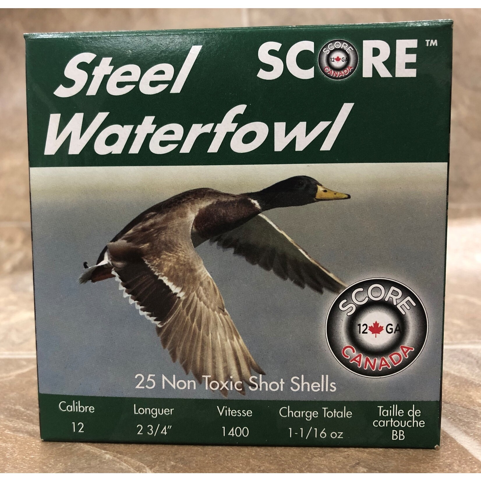 Score Score 12GA Steel 1550fps 2.75" 1.1/16oz #BB (12S23/411/16BB)