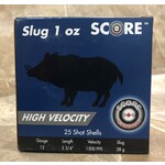 Score Score 12GA Slug 1500fps 2.75" 1oz (12SLG1)