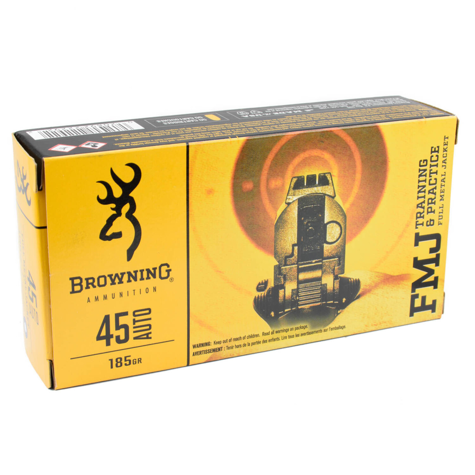 Browning Browning 45 Auto 185gr FMJ 50rd box (B191800452)
