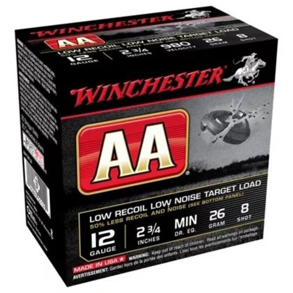 Winchester AA 12ga 2 3/4", 26 gram #8 (AA12FL8) — Eagle Firearms
