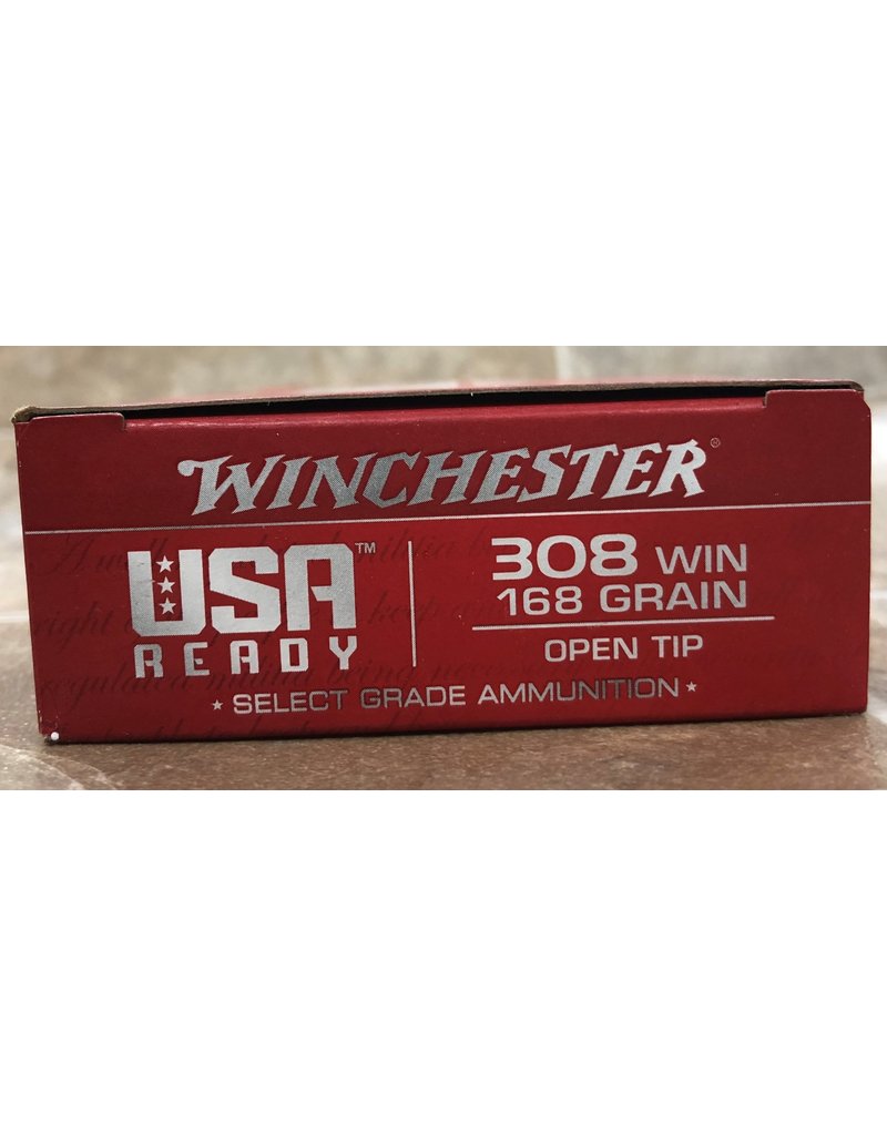 Winchester Winchester USA Ready 308 Win 168gr Open Tip (RED308)