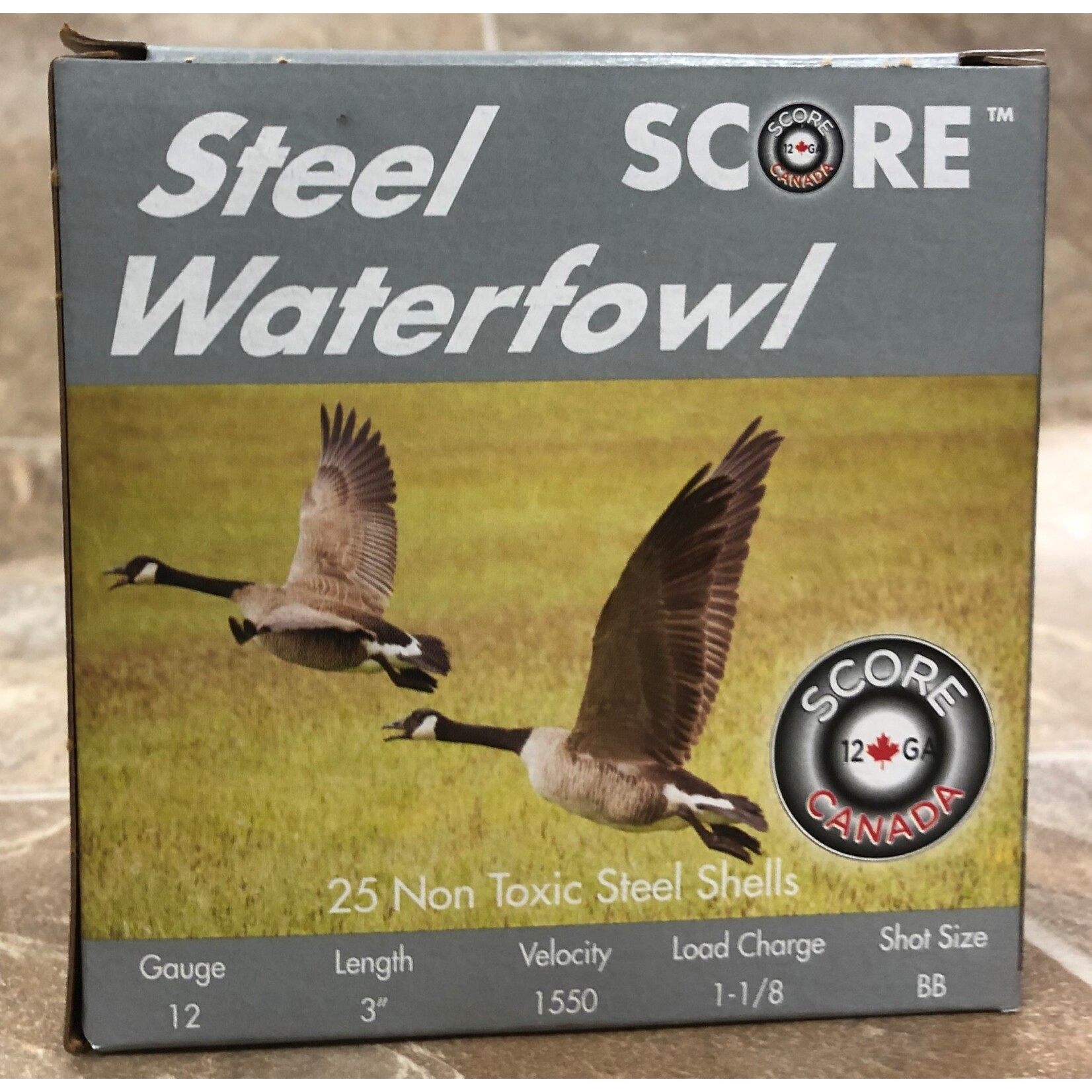 Score Score 12GA Steel 1550fps 3" 1.1/8oz #BB (12S311/8BB)