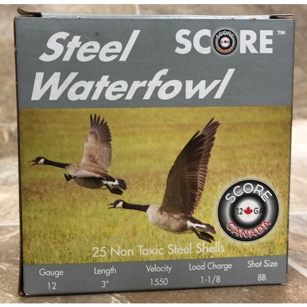 Score Steel 12ga 3", 1 1/8oz #BB 25rd Box — Eagle Firearms