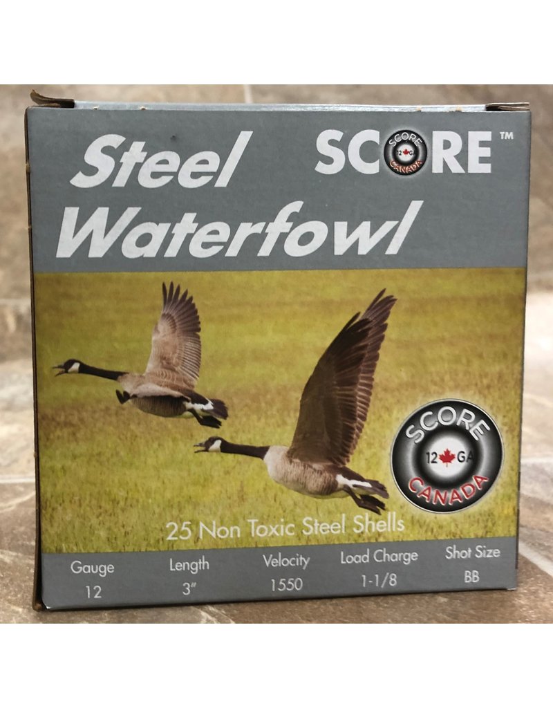 Score Score 12GA Steel 1550fps 3" 1.1/8oz #BB (12S311/8BB)