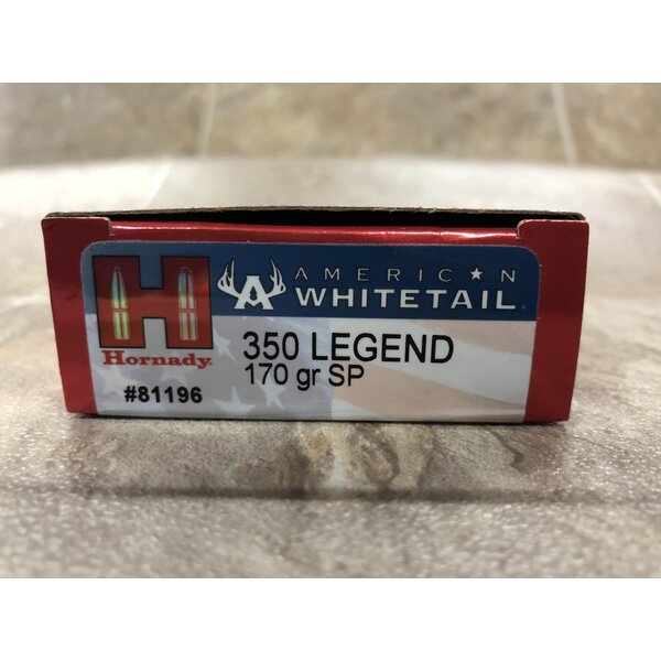 Hornady American Whitetail 350 Legend 170gr SP (81196) — Eagle Firearms