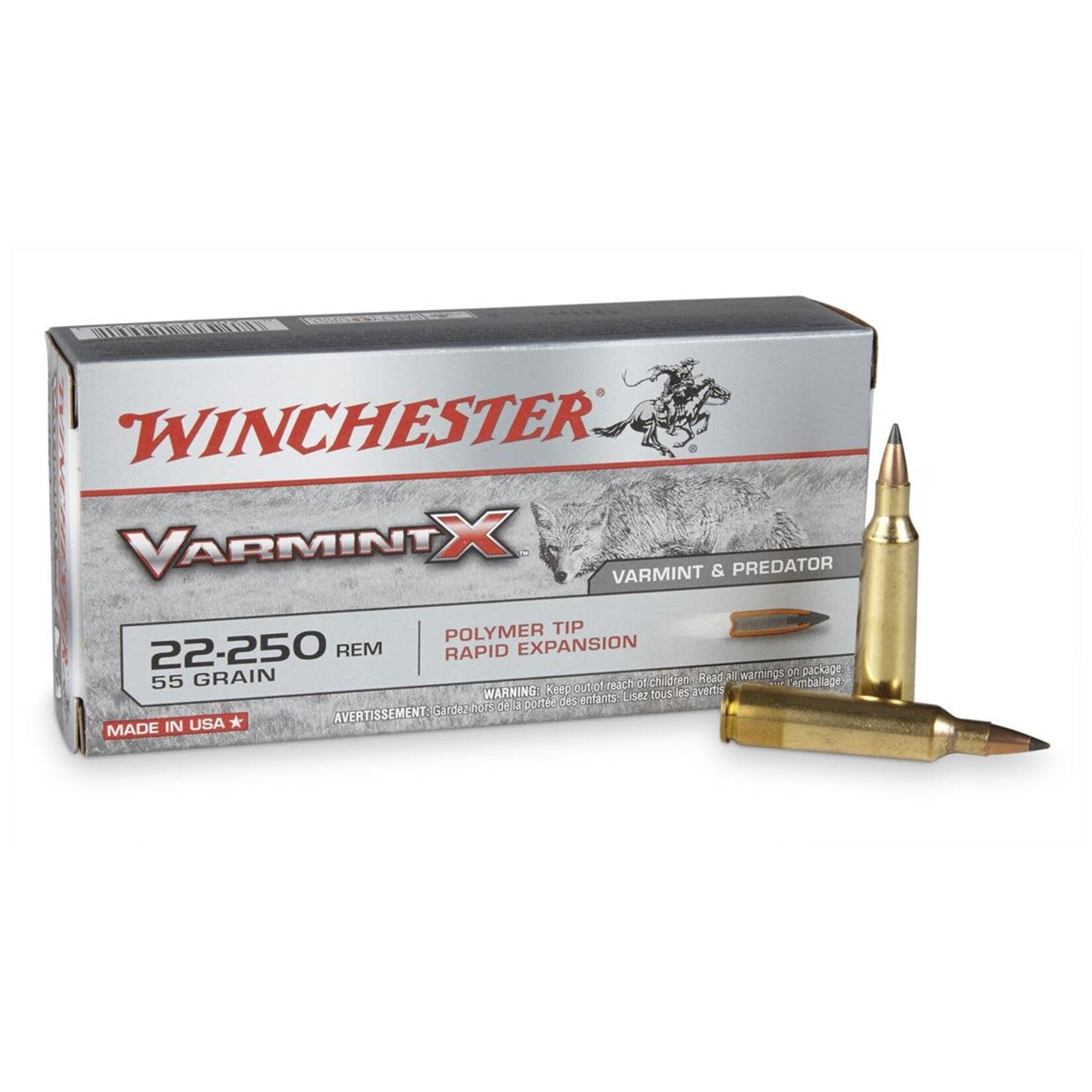 Winchester Winchester 22-250 Rem 55GR Varmint X (X22250P)