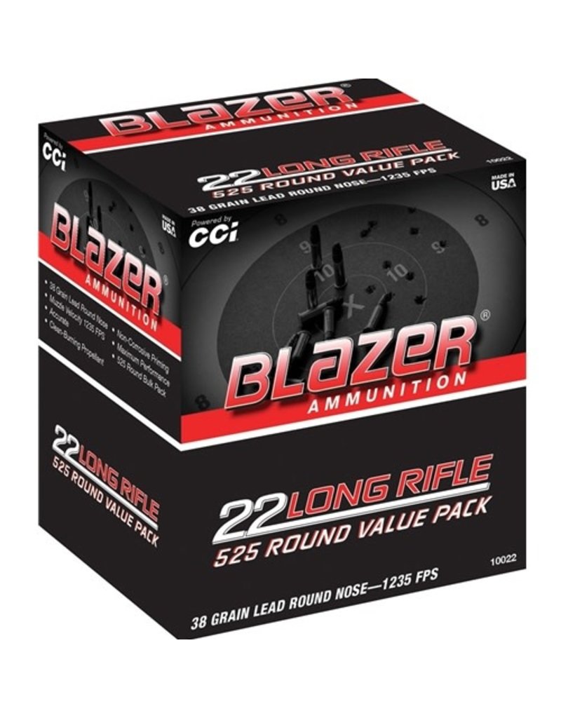 CCI Blazer 22LR 38gr HP Value Pack 525 rds (10022)