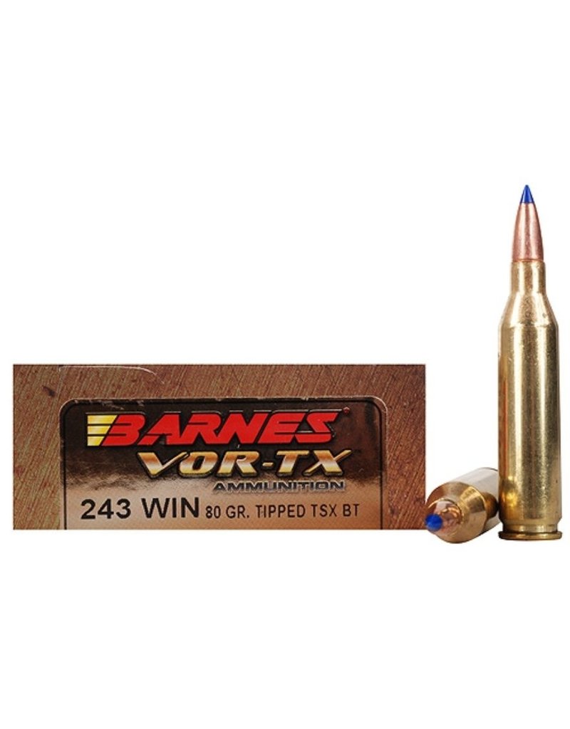 Barnes Vor Tx 243 Win 80gr Tipped Tsx Bt 21522 Eagle Firearms Ltd