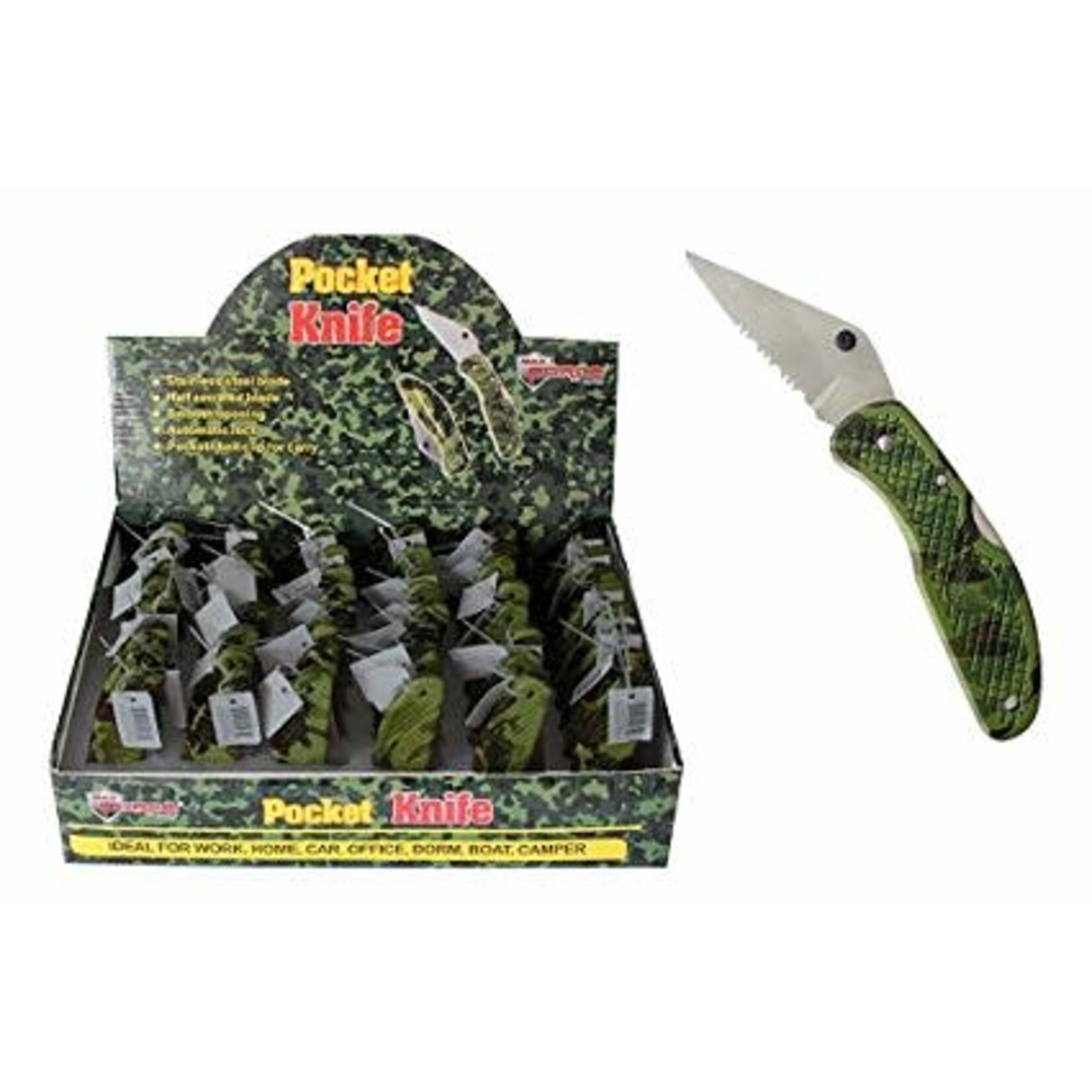 Max Force Camo Pocket Knife (2221085)