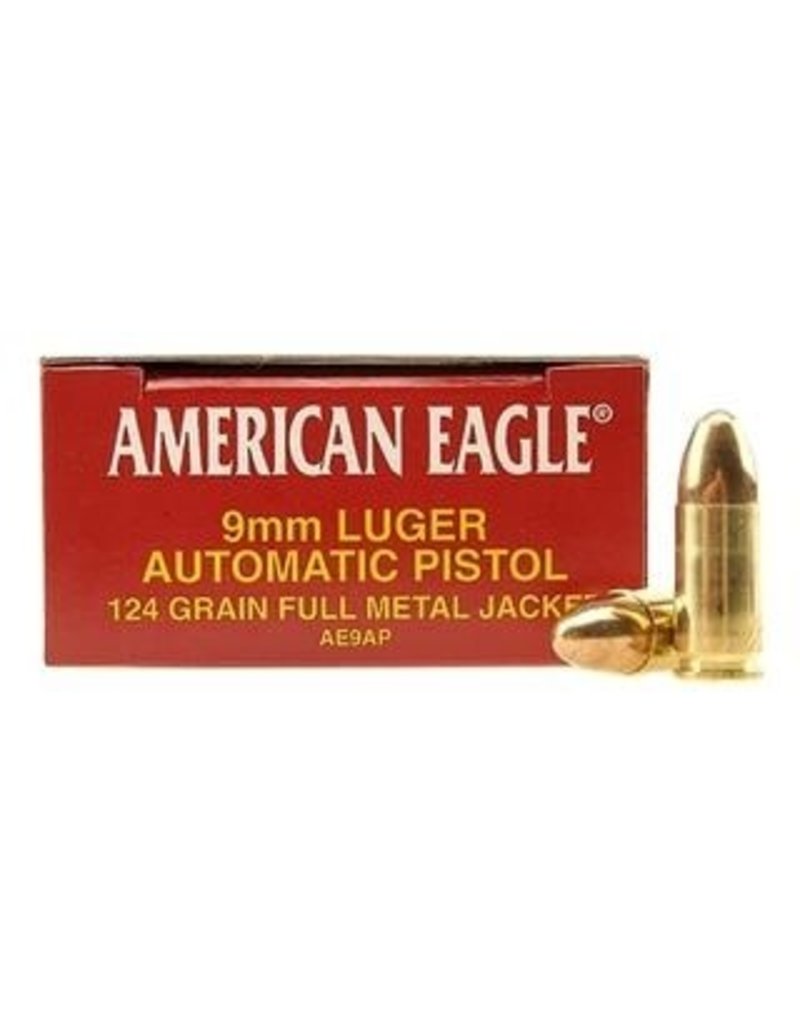 American Eagle Federal American Eagle 9mm 124gr FMJ (AE9AP)