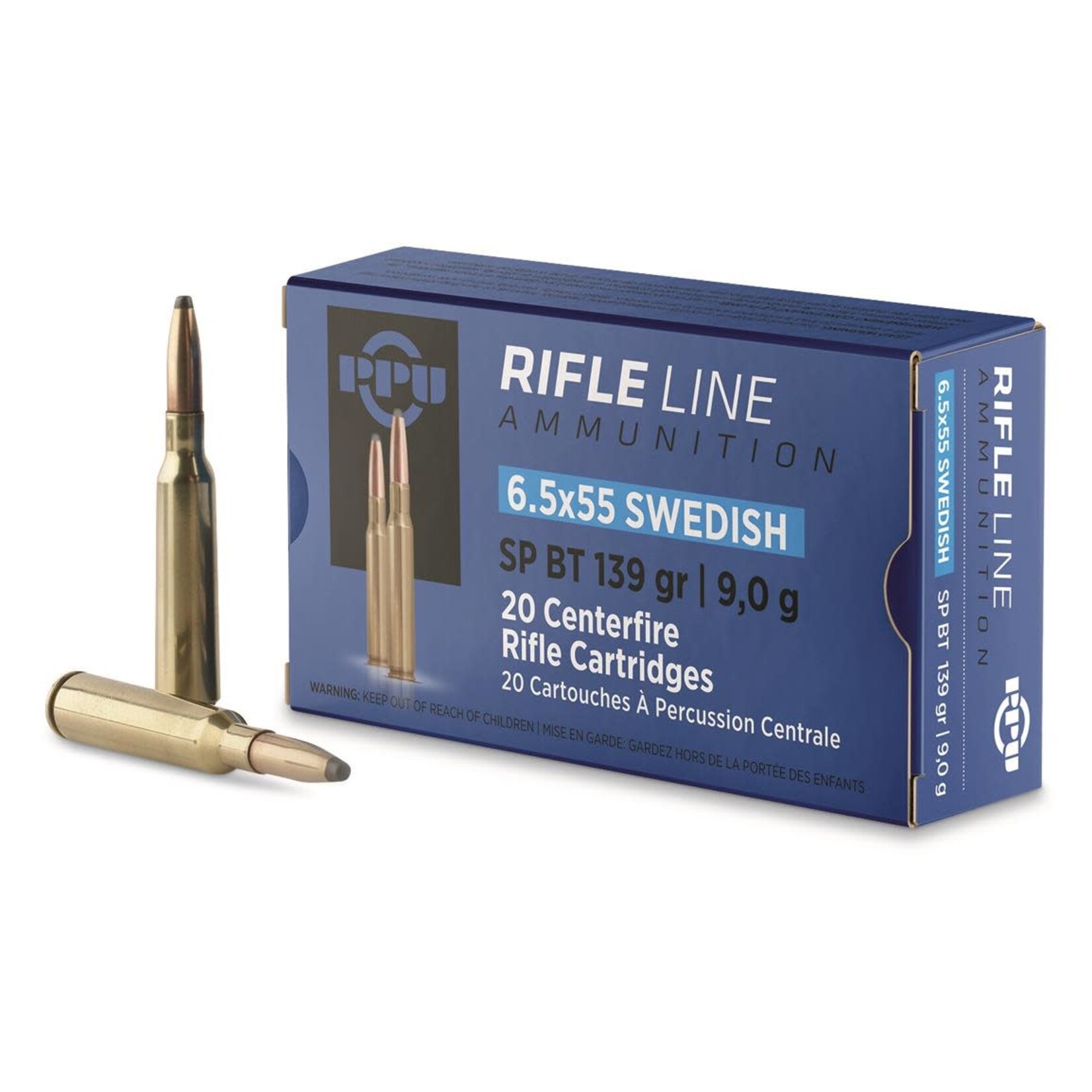 PPU PPU 6.5x55 Swedish 139gr SP BT (PP6SWS)