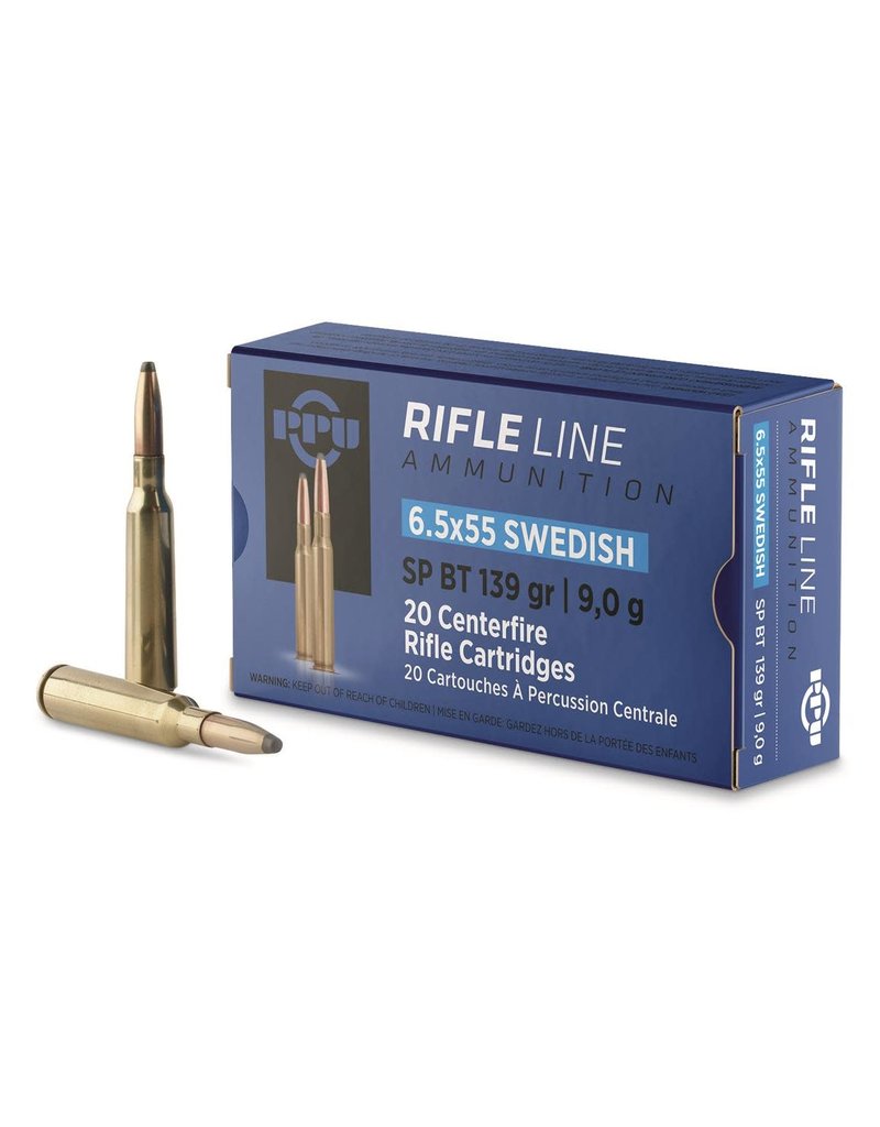 PPU PPU 6.5x55 Swedish 139gr SP BT (PP6SWS)