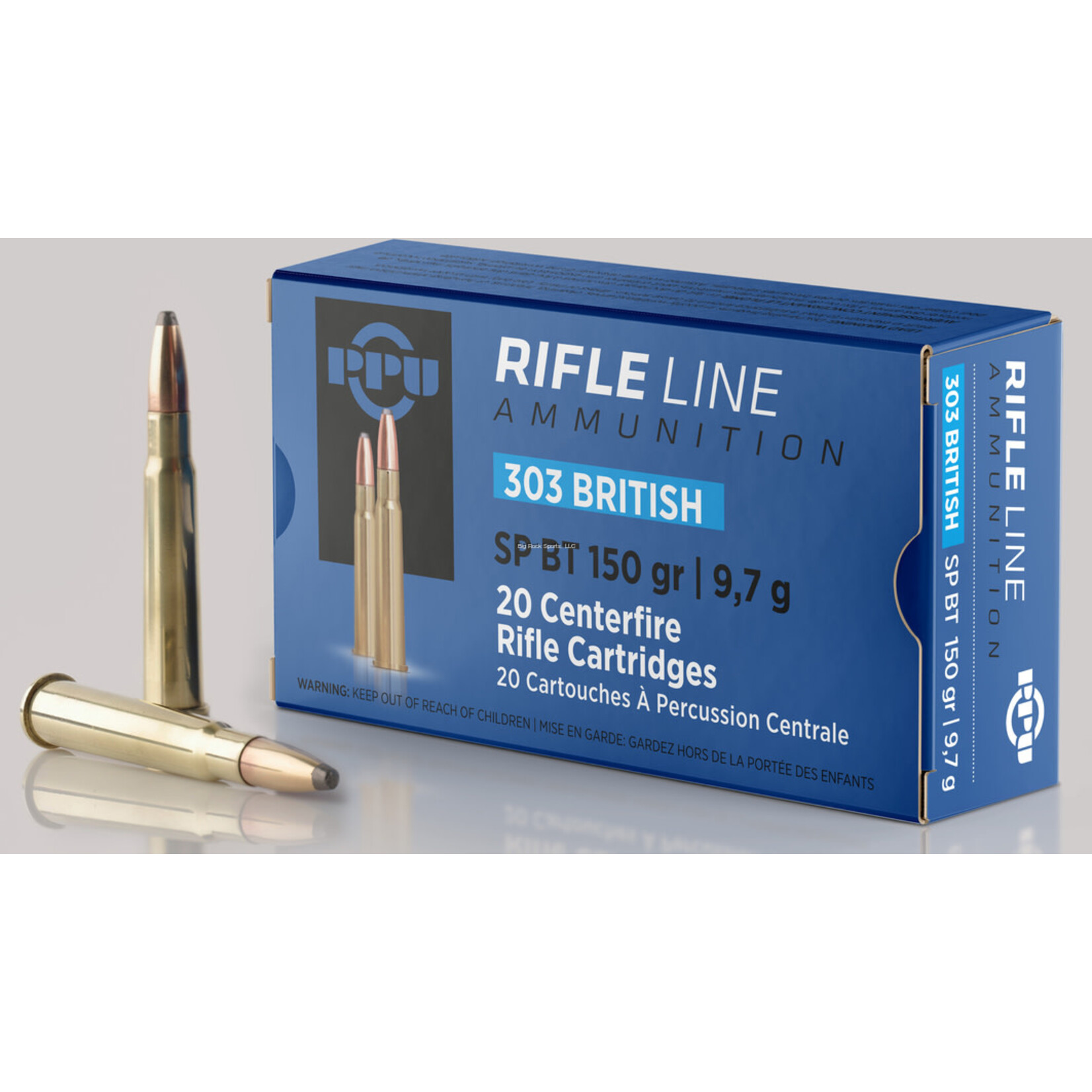 PPU PPU Rifle Line 303 British 150gr SP BT (PP303S1)