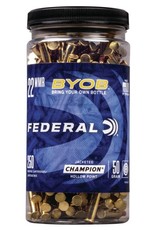 Federal Federal BYOB 22WMR 50gr JHP Ammo 250 round/bottle (757BTL250)