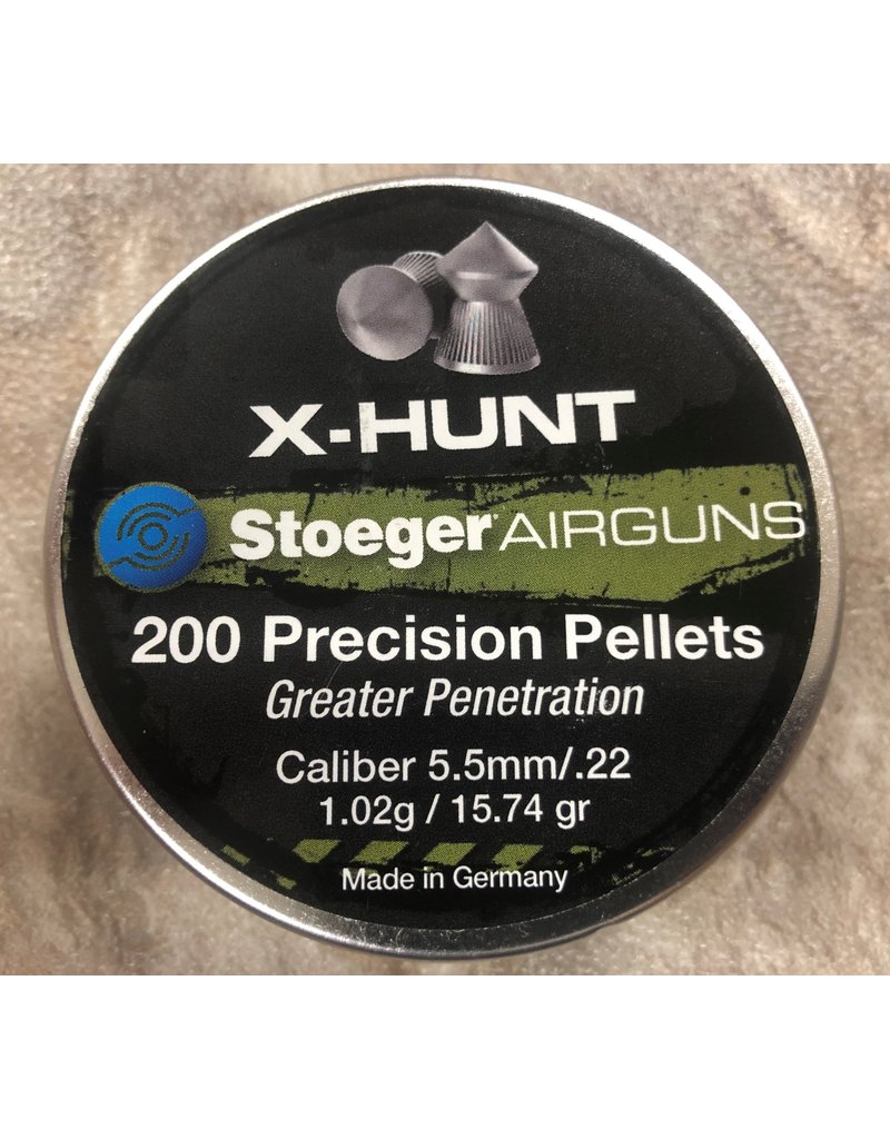 Stoeger Stoeger Pellet 5.5mm/.22 XHunter 102gr/15.74gr 200pk (555032)