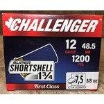 Challenger Challenger Super Short Shell 12ga 1 3/4", 5/8oz #7.5 20rds (60007)